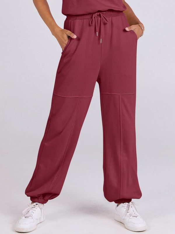 ANRABESS Jumpsuits for Women Casual Summer Sleeveless 2025 Romper One Piece Outfit Active Workout Lounge Jumpsuits Pockets - Image 33