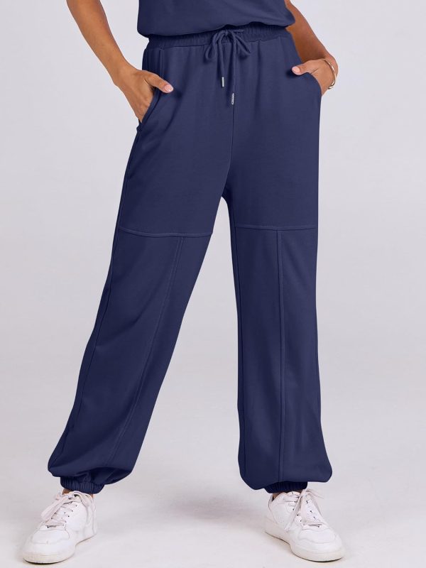 ANRABESS Jumpsuits for Women Casual Summer Sleeveless 2025 Romper One Piece Outfit Active Workout Lounge Jumpsuits Pockets - Image 69