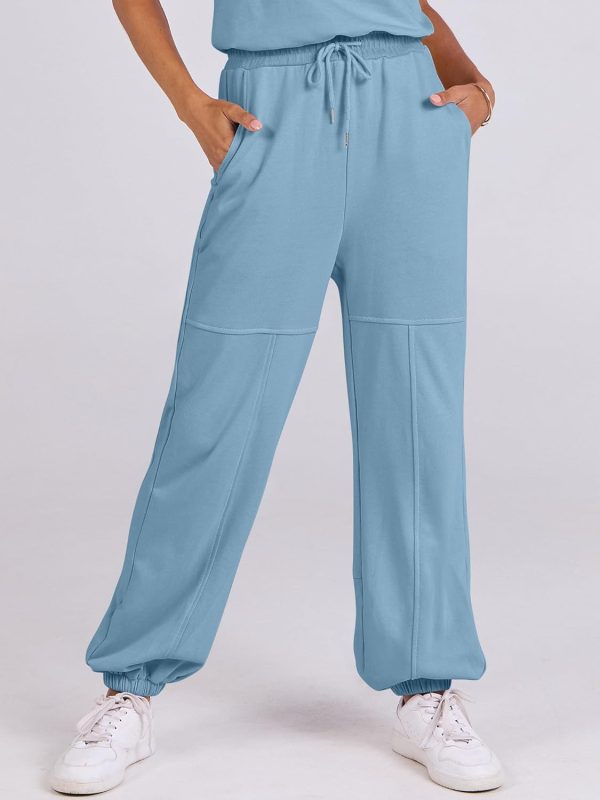 ANRABESS Jumpsuits for Women Casual Summer Sleeveless 2025 Romper One Piece Outfit Active Workout Lounge Jumpsuits Pockets - Image 78