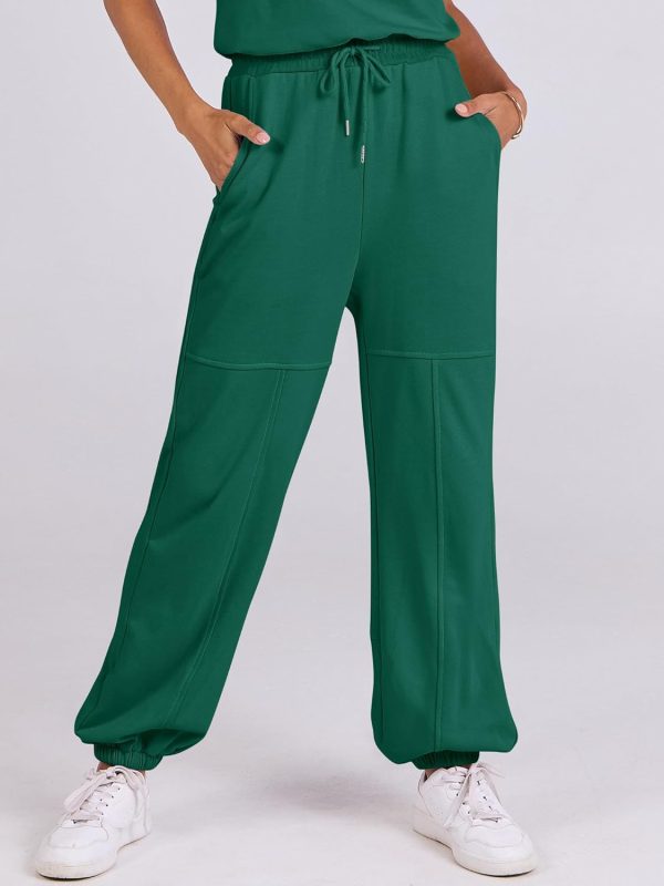 ANRABESS Jumpsuits for Women Casual Summer Sleeveless 2025 Romper One Piece Outfit Active Workout Lounge Jumpsuits Pockets - Image 114