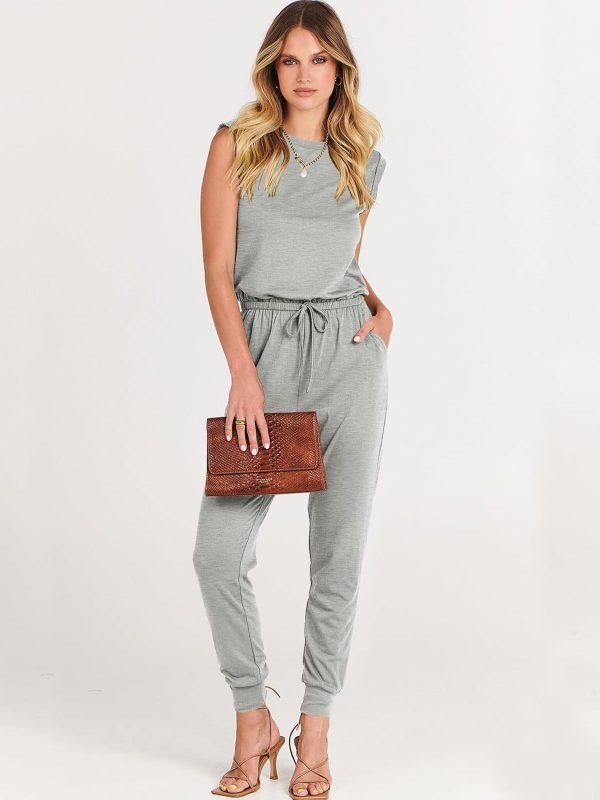 ANRABESS Women’s Summer Crewneck Sleeveless Casual Dressy Loose Stretchy Jumpsuits Rompers 2025 Trendy Outfits - Image 12