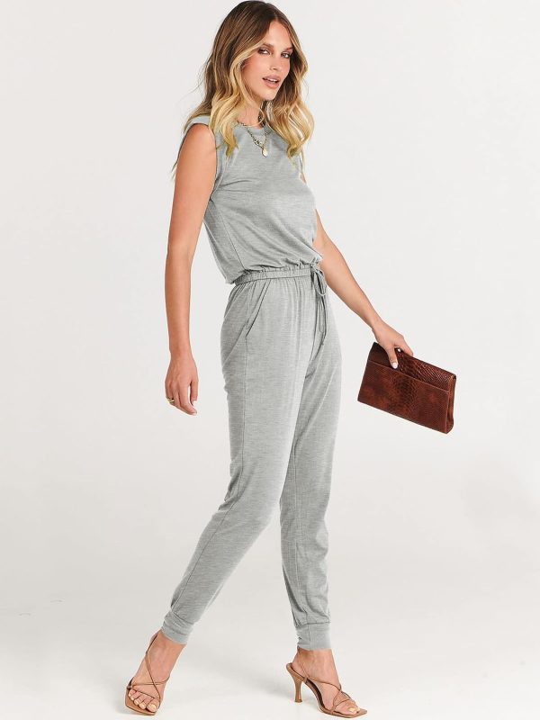 ANRABESS Women’s Summer Crewneck Sleeveless Casual Dressy Loose Stretchy Jumpsuits Rompers 2025 Trendy Outfits - Image 14