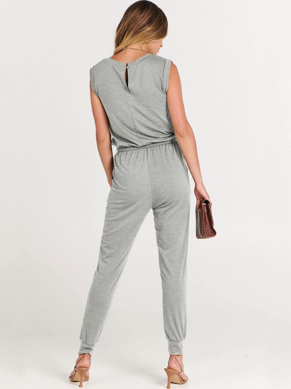 ANRABESS Women’s Summer Crewneck Sleeveless Casual Dressy Loose Stretchy Jumpsuits Rompers 2025 Trendy Outfits - Image 15
