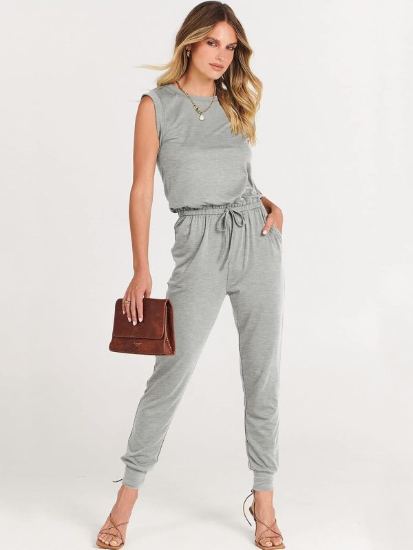 ANRABESS Women’s Summer Crewneck Sleeveless Casual Dressy Loose Stretchy Jumpsuits Rompers 2025 Trendy Outfits - Image 17