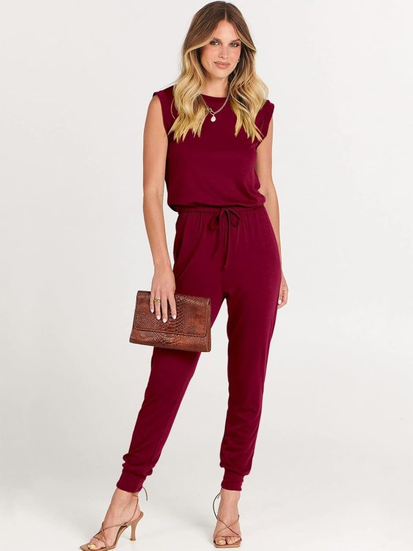 ANRABESS Women’s Summer Crewneck Sleeveless Casual Dressy Loose Stretchy Jumpsuits Rompers 2025 Trendy Outfits - Image 27