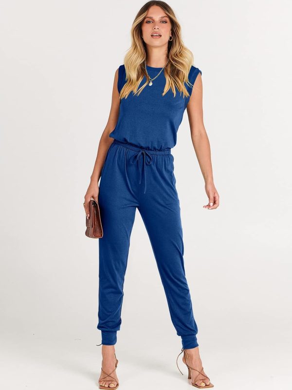 ANRABESS Women’s Summer Crewneck Sleeveless Casual Dressy Loose Stretchy Jumpsuits Rompers 2025 Trendy Outfits - Image 40