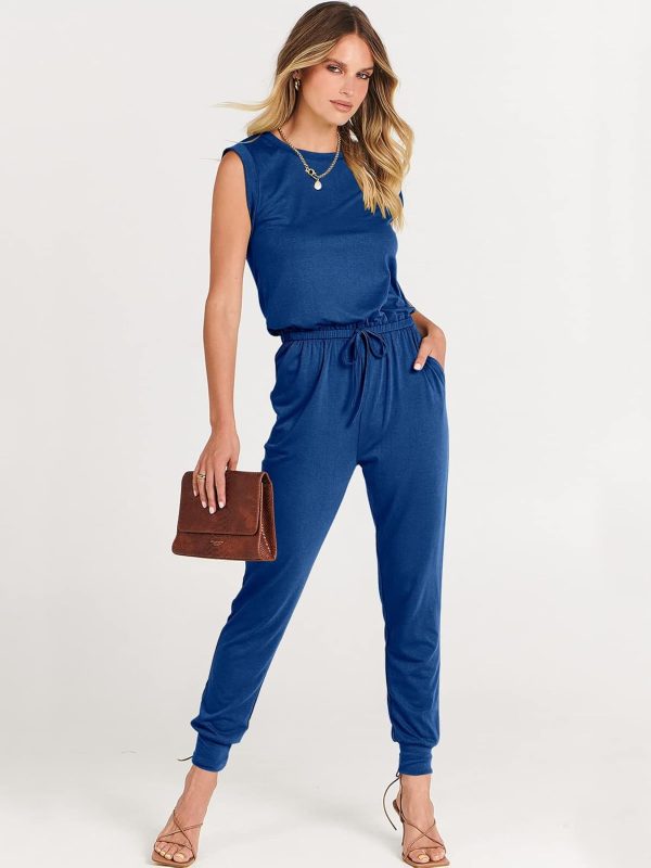 ANRABESS Women’s Summer Crewneck Sleeveless Casual Dressy Loose Stretchy Jumpsuits Rompers 2025 Trendy Outfits - Image 44