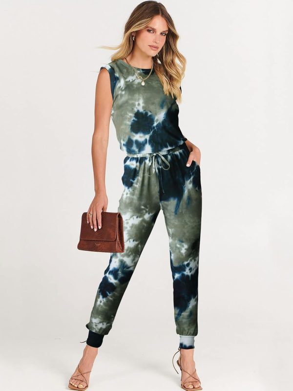ANRABESS Women’s Summer Crewneck Sleeveless Casual Dressy Loose Stretchy Jumpsuits Rompers 2025 Trendy Outfits - Image 52