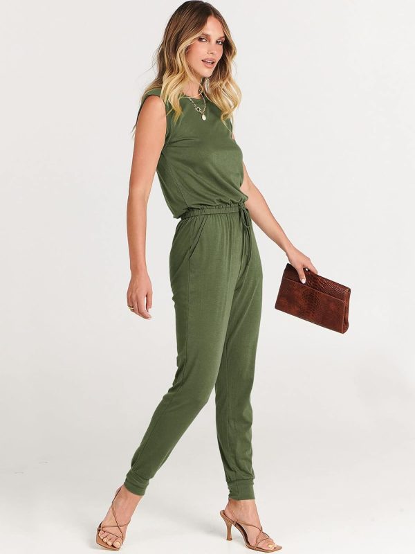 ANRABESS Women’s Summer Crewneck Sleeveless Casual Dressy Loose Stretchy Jumpsuits Rompers 2025 Trendy Outfits - Image 58