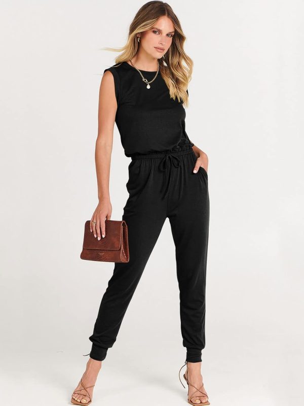 ANRABESS Women’s Summer Crewneck Sleeveless Casual Dressy Loose Stretchy Jumpsuits Rompers 2025 Trendy Outfits - Image 70