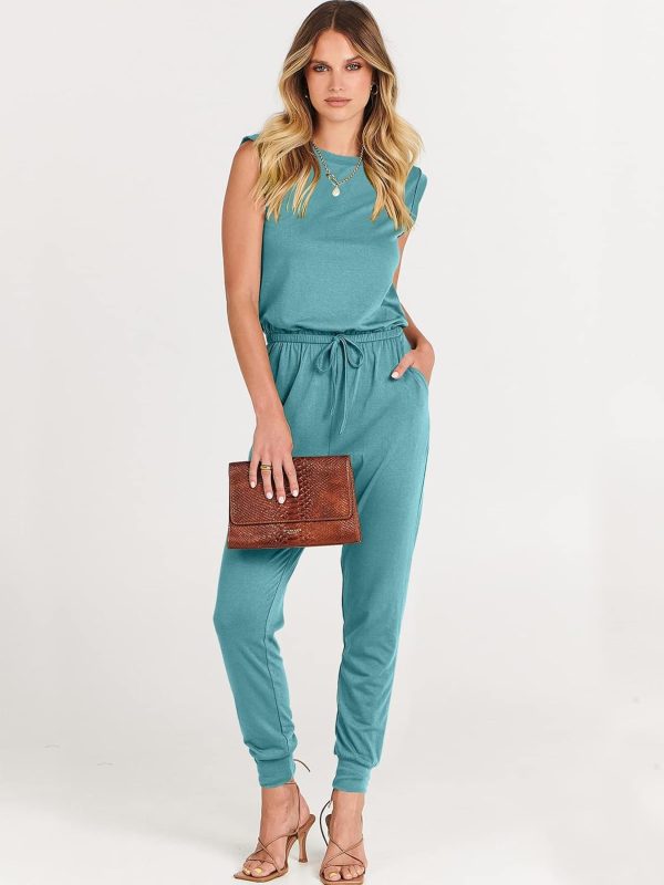 ANRABESS Women’s Summer Crewneck Sleeveless Casual Dressy Loose Stretchy Jumpsuits Rompers 2025 Trendy Outfits - Image 74