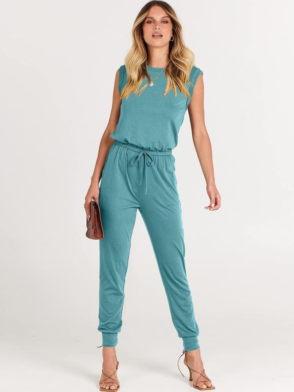 ANRABESS Women’s Summer Crewneck Sleeveless Casual Dressy Loose Stretchy Jumpsuits Rompers 2025 Trendy Outfits - Image 75