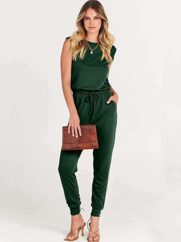 ANRABESS Women’s Summer Crewneck Sleeveless Casual Dressy Loose Stretchy Jumpsuits Rompers 2025 Trendy Outfits - Image 83