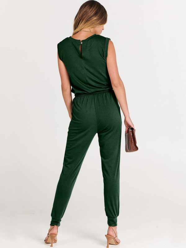 ANRABESS Women’s Summer Crewneck Sleeveless Casual Dressy Loose Stretchy Jumpsuits Rompers 2025 Trendy Outfits - Image 86