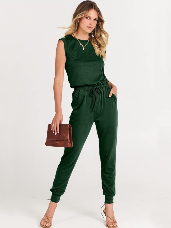 ANRABESS Women’s Summer Crewneck Sleeveless Casual Dressy Loose Stretchy Jumpsuits Rompers 2025 Trendy Outfits - Image 88