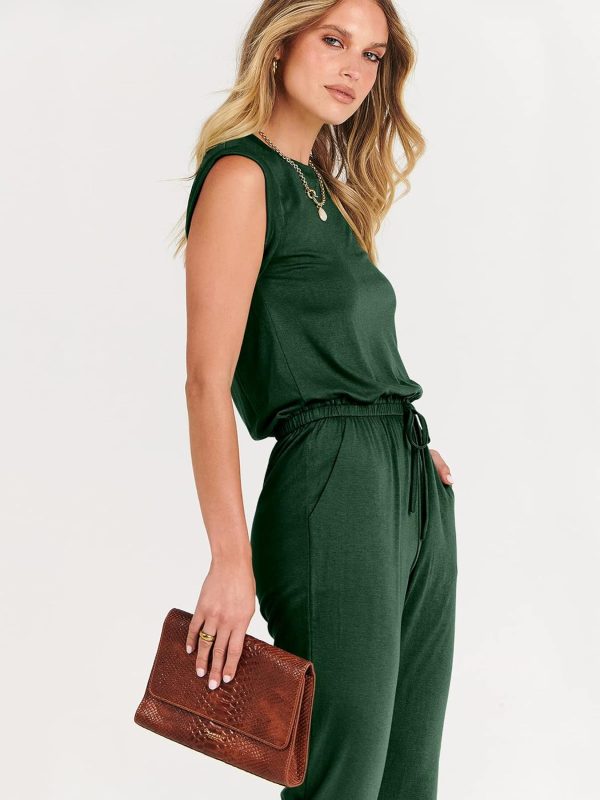 ANRABESS Women’s Summer Crewneck Sleeveless Casual Dressy Loose Stretchy Jumpsuits Rompers 2025 Trendy Outfits - Image 90